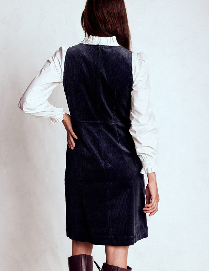 Annie Cord Shift Dress Navy