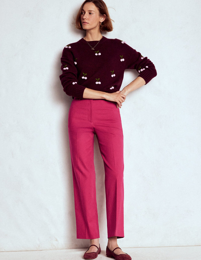 Canonbury 7/8 Pants Bright Cherry