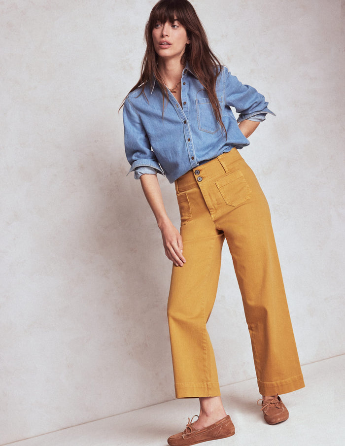 Primrose Patch Pocket Pants Golden Rye