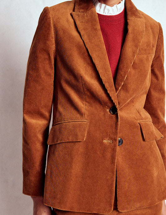 Stamford Cord Blazer Ginger