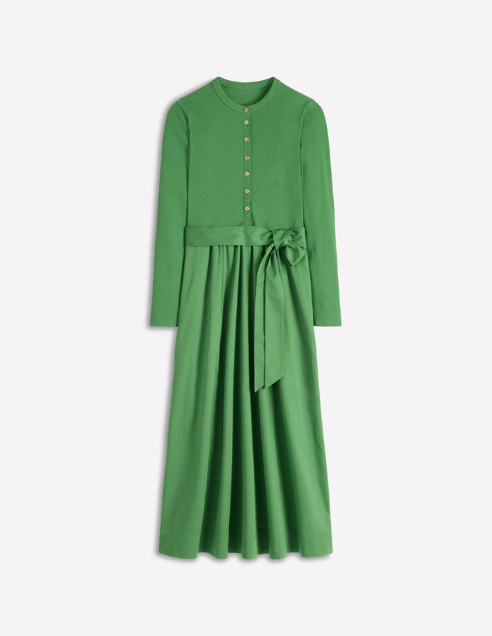 Button Detail Mix Dress Fairway