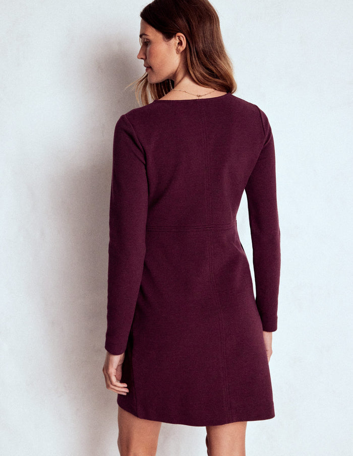 Cornelia Ottoman Dress Dark Cherry