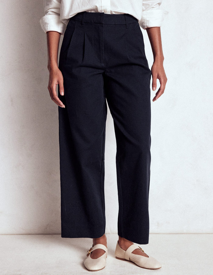 Bloomsbury Cotton Pants NAVY