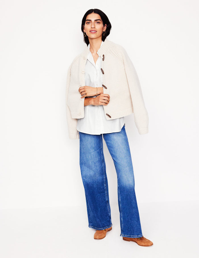 Sadie Relaxed Cotton Shirt White Oxford