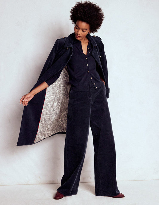Briony Stitch Cardigan Navy