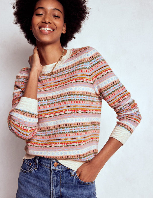 Edie Fair Isle Sweater Heritage Fair Isle