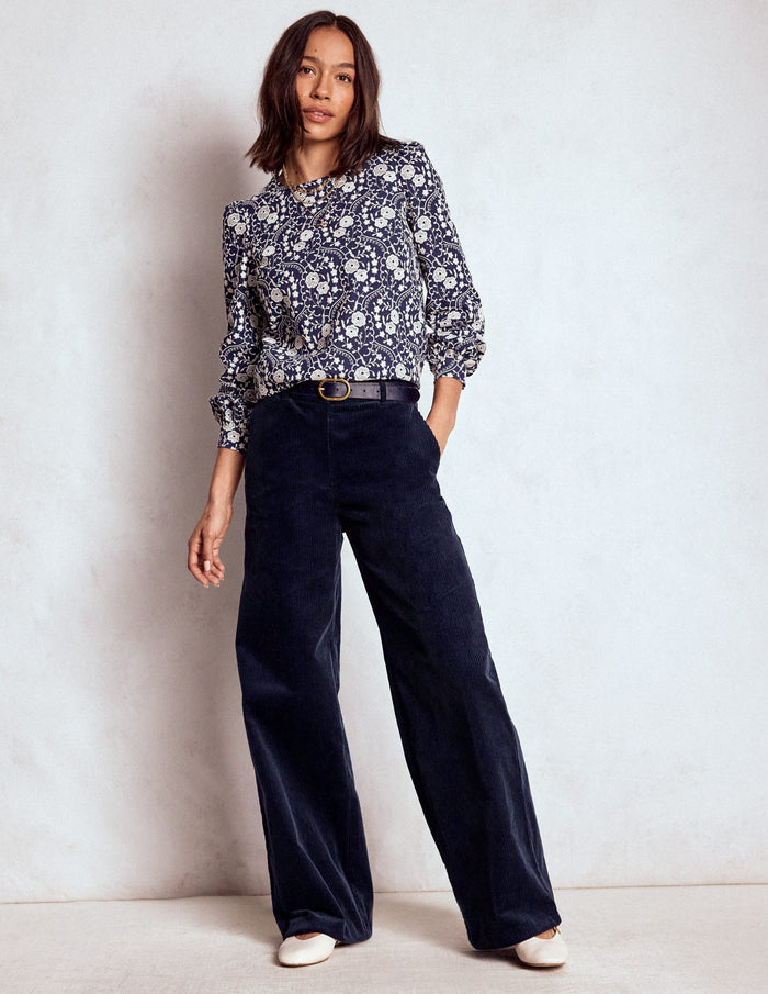 Belgravia Cord Pants Navy