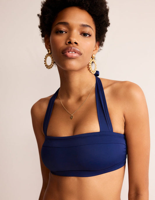 Santorini Bikini Top Navy