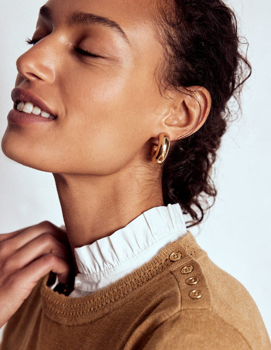 Briony Stitch Sweater Camel Melange
