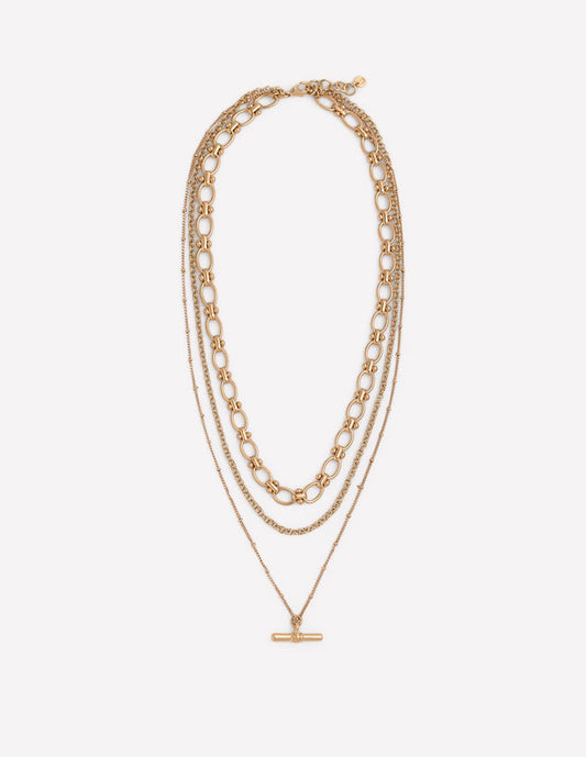 Layering Necklace Gold Colour