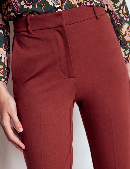Highgate Ponte Pants Chestnut