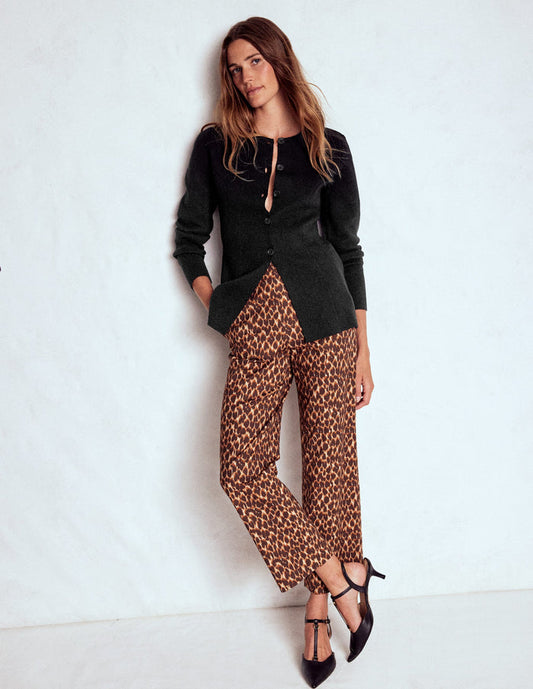 Joanna Fitted Knitted Jacket Black