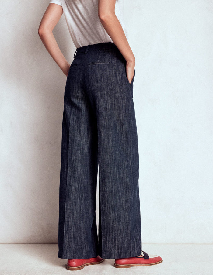 Belgravia Twill Pants Navy Indigo