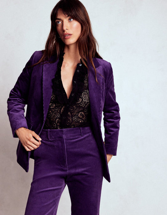 Stamford Cord Blazer Mystical Purple