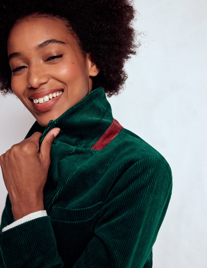 Stamford Cord Blazer Fern
