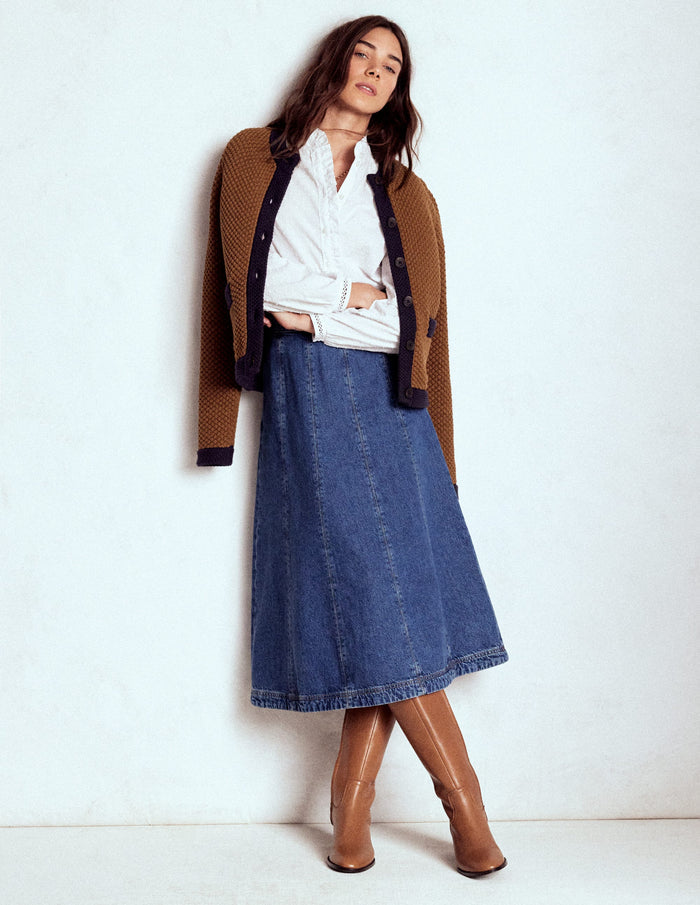 Libby Knitted Jacket Camel