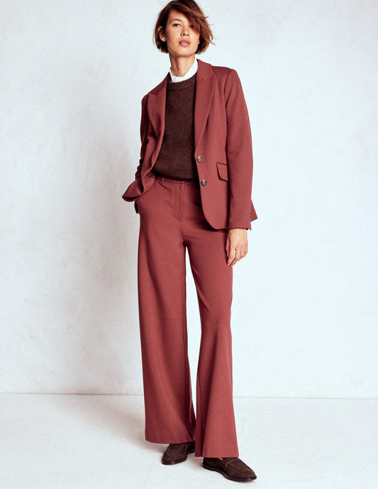 Marylebone Ponte Blazer Chestnut