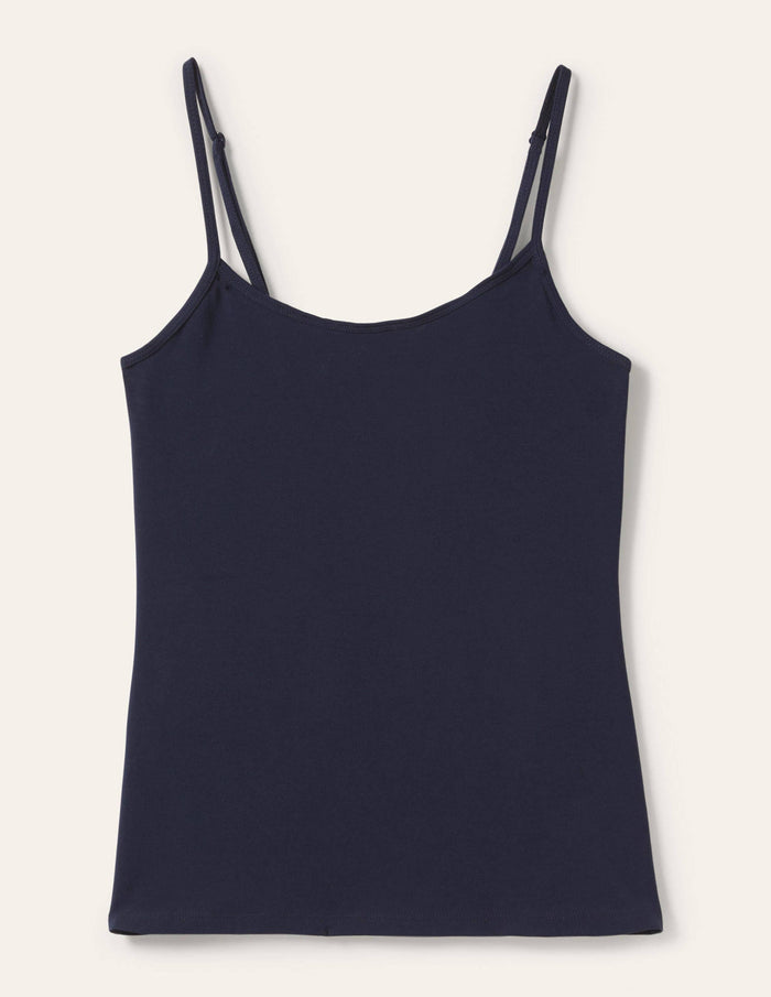 Plain Cami Top Navy