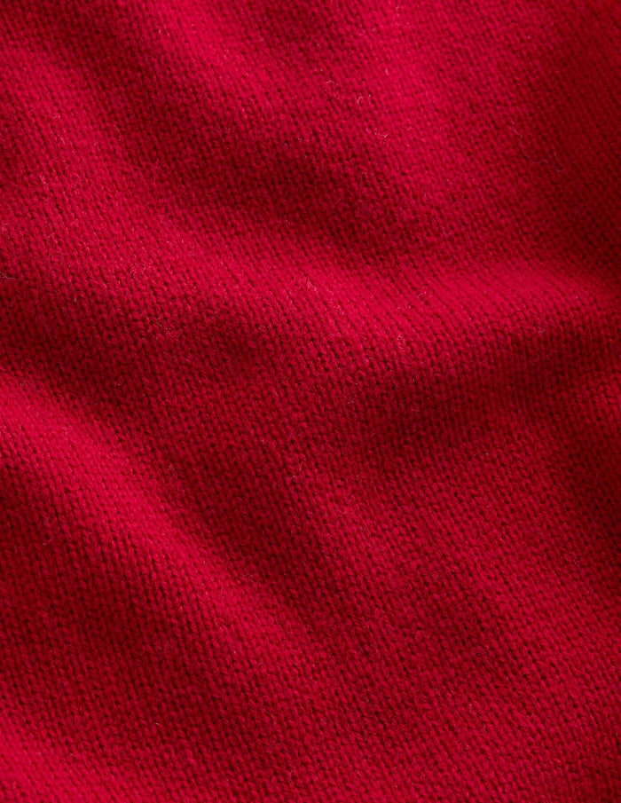 Marion Merino Sweater Crimson Red