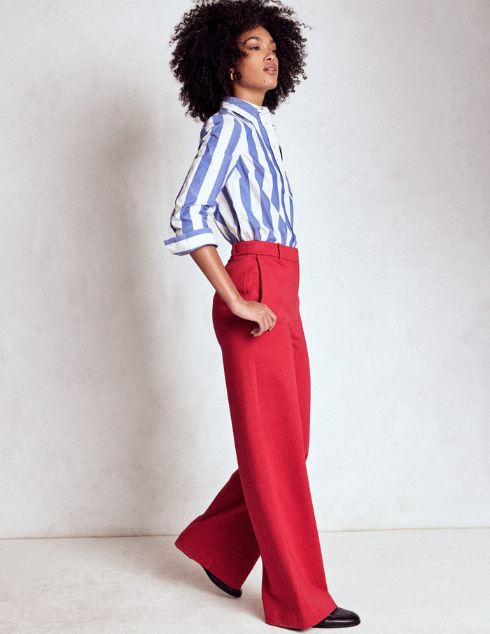 Belgravia Ponte Pants Carmine Red