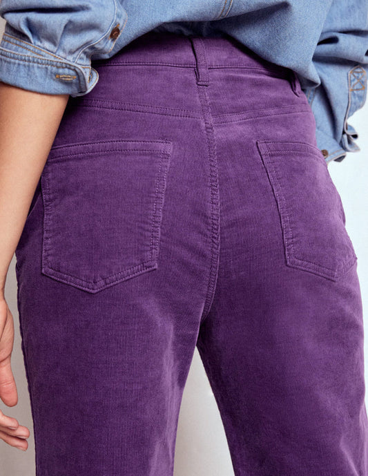 5-Pocket Cord Kick Jeans Mystic Purple
