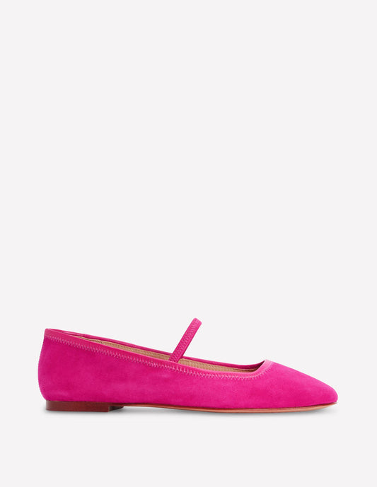 Thea Mary Jane Ballet Flats Pink Peony