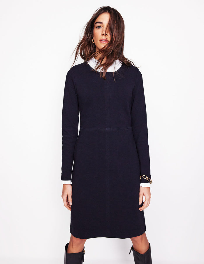 Cornelia Ottoman Dress Black
