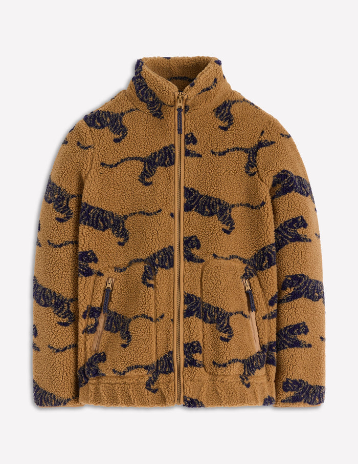 Westminster Borg Jacket Hazelnut Brown, Leaping Tiger