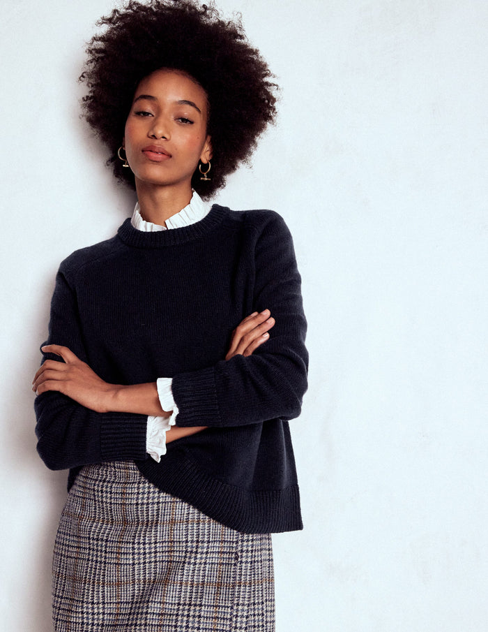 Marion Merino Sweater Navy