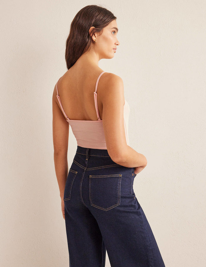 Plain Cami Top Light Beige