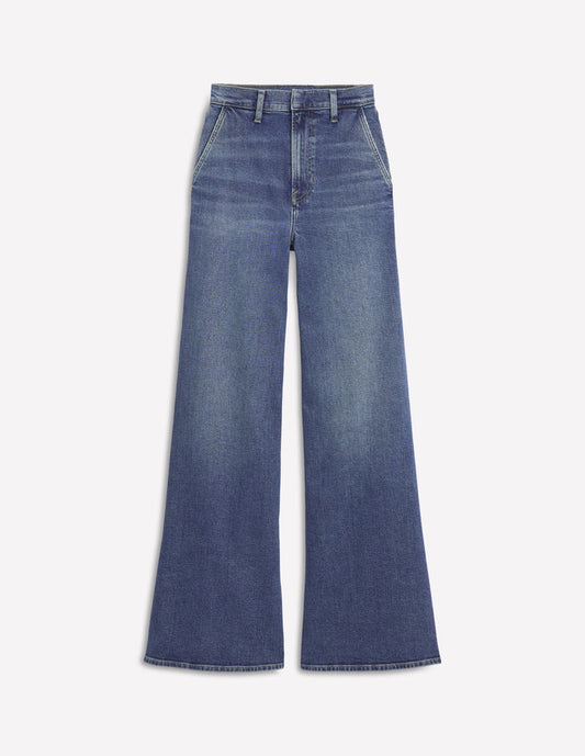 High Rise Clean Wide Jeans Mid Vintage