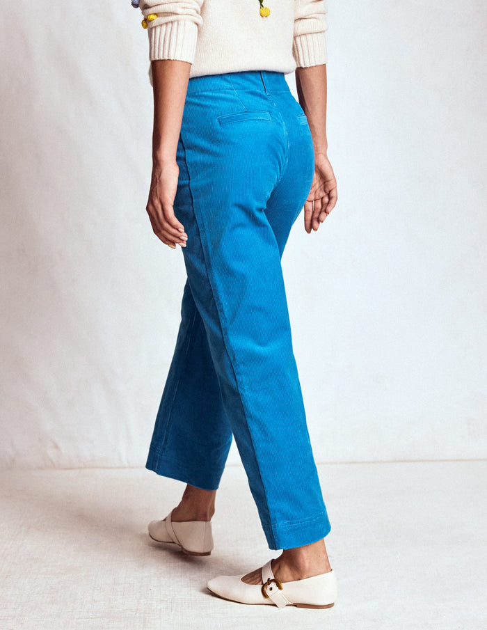 Primrose Cord Pants Bright Blue
