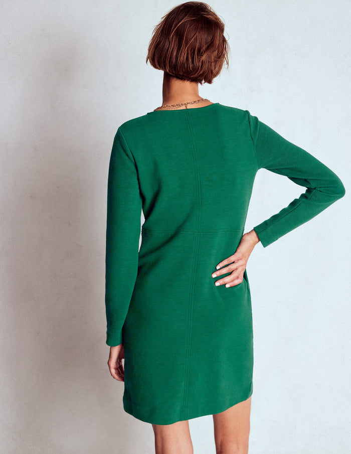 Cornelia Ottoman Dress Emerald Night
