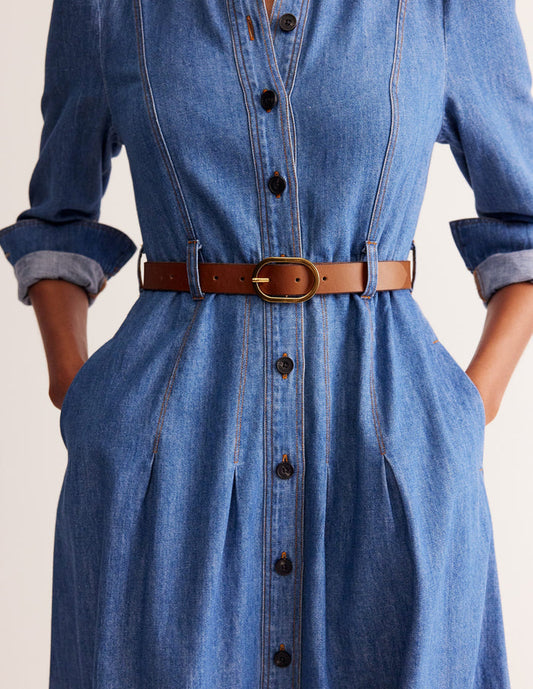 Classic Leather Belt Tan