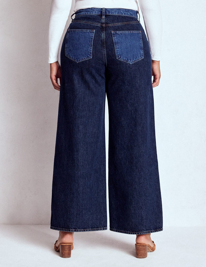 High Rise Wide Leg Jeans Hotch Potch