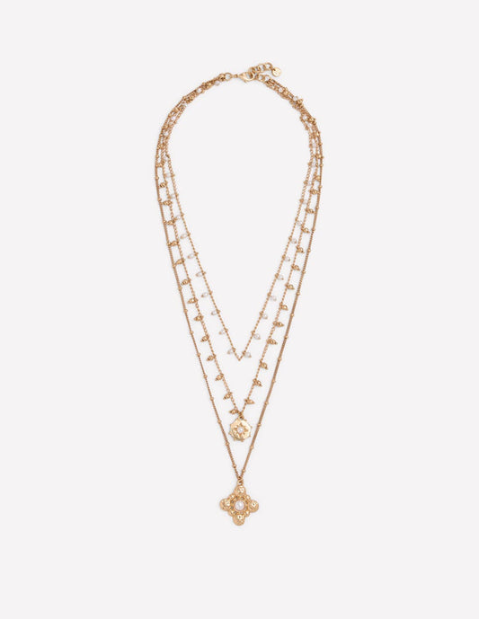 Layering Necklace Gold Colour