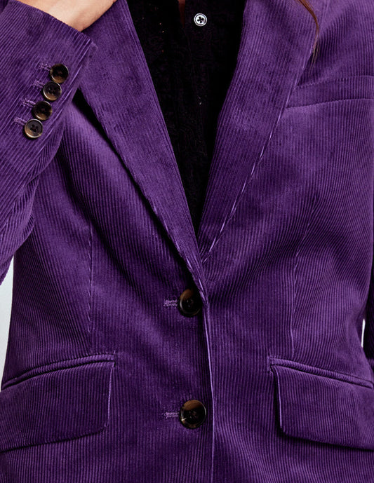 Stamford Cord Blazer Mystical Purple
