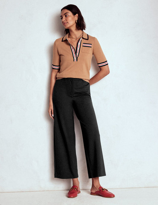 Belgravia Ponte Crop Pants BLACK