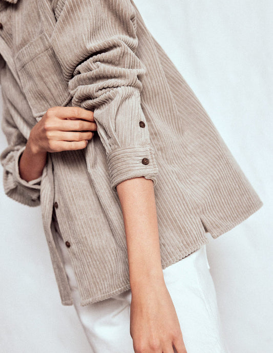 Cord Overshirt Nutmeg