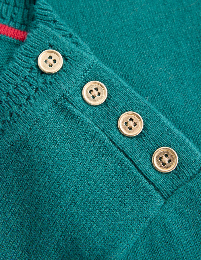 Briony Stitch Sweater Drake Green