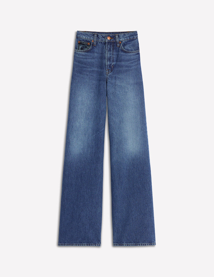 High Rise Wide Leg Jeans Hotch Potch
