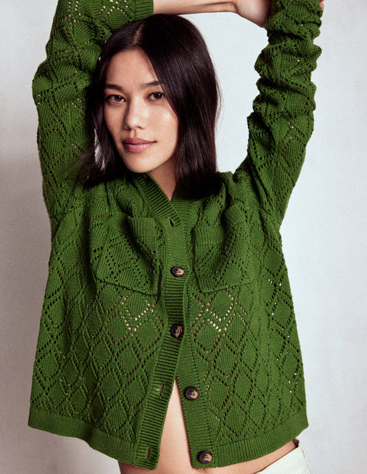 Astrid Knitted Shirt Promenade Green