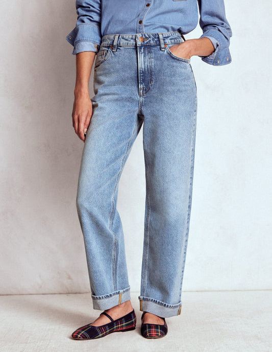 Mid Rise Stretch Jeans Light Vintage