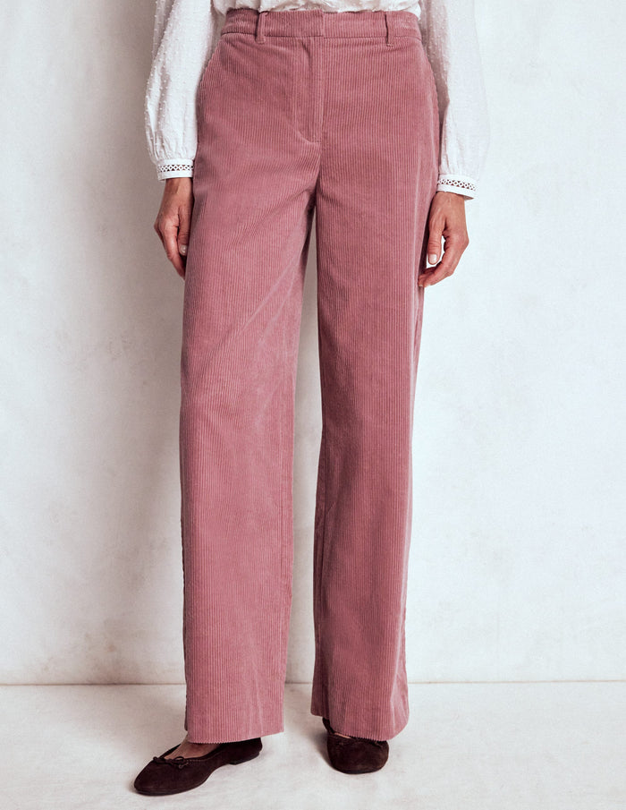 Belgravia Cord Pants Pink Heather