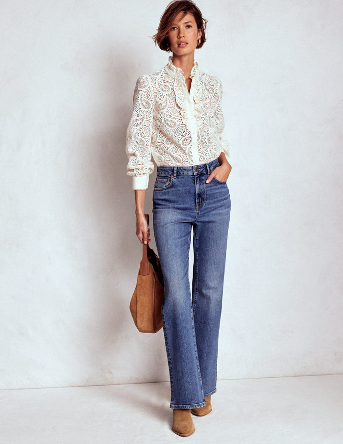 Sasha Lace Top Ivory