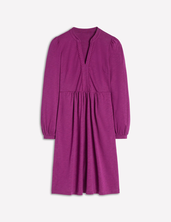 Naomi Relaxed Jersey Dress Plum Jam