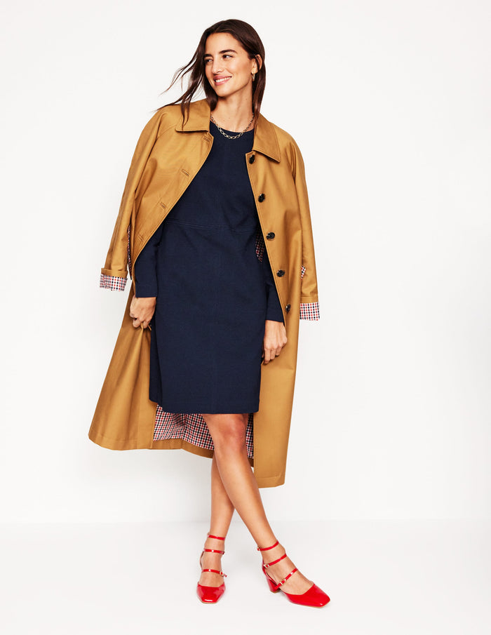 Cornelia Ottoman Dress Navy