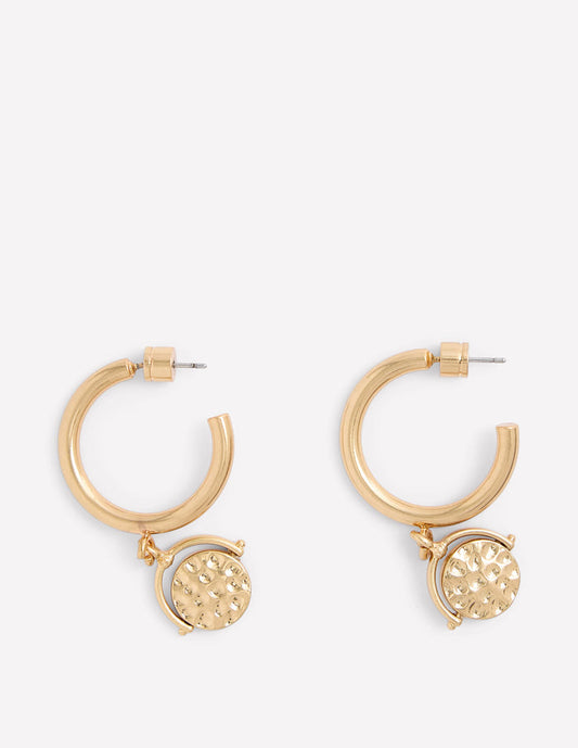 Spinner Disc Hoops Gold Colour
