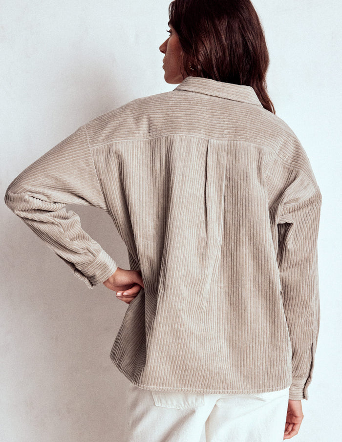 Cord Overshirt Nutmeg