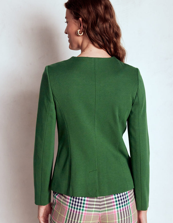 Hampstead Ponte Twill Blazer Hunter Green